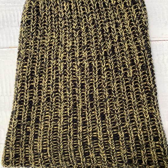 Love Your Melon Woven Knit Beanie Slouch Hat Black & Gold Pitsburgh Steelers NFL - Picture 8 of 11